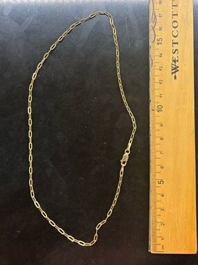 Gold Paperclip Chain Necklace - Minimal Women’s Jewelry